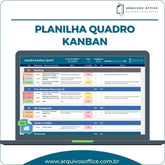 planilha plano de ação quadro kanban em excel